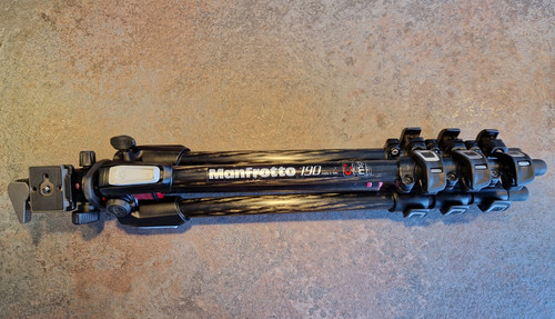 Manfrotto 190 carbon tripod - manfrotto,