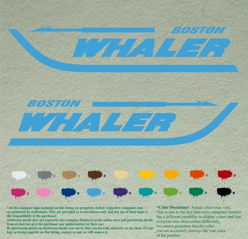 Boston whaler set - whaler, pair