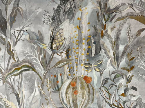 Atlantis gold cotton fabric - atlantis,