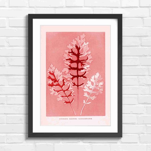 Vintage botanical leaves with - vintage,