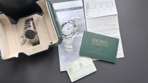 Seiko kinetic two tone - seiko, two-tone