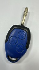 FORD TRANSIT 3 BUTTON REMOTE KEY FOB. MK7 TIPPER VAN BLUE TESTED & WORKING