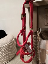 Monty Roberts Red Small/pony Dually Halter- used once only 