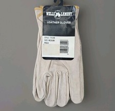 Vtg NOS Wells Lamont Leather Gloves Style 7701M Size Medium NEW WITH TAGS