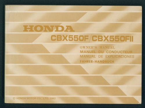 Honda cbx550f cbx550fii owners - honda,