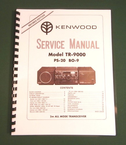 Kenwood 9000 service - kenwood,