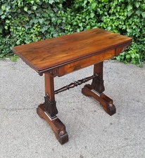 VICTORIAN ROSEWOOD CARD TABLE