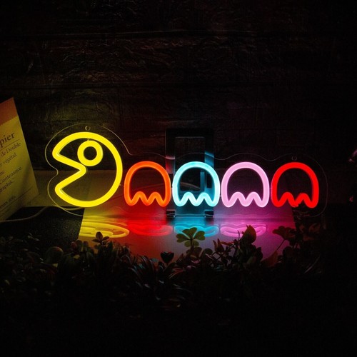 Retro arcade ghost led neon - ghost,