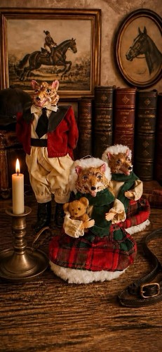Vintage anthropomorphic fox - anthropomorphic,