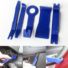5pcs Car Dash Plastic Trim Audio GPS Door Panel Radio Open Pry Removal Tools Kit