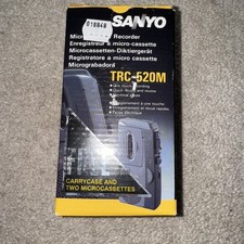 SANYO TRC-520M MICROCASSETTE RECORDER Vintage 