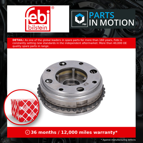 Camshaft adjuster exhaust side - adjuster,