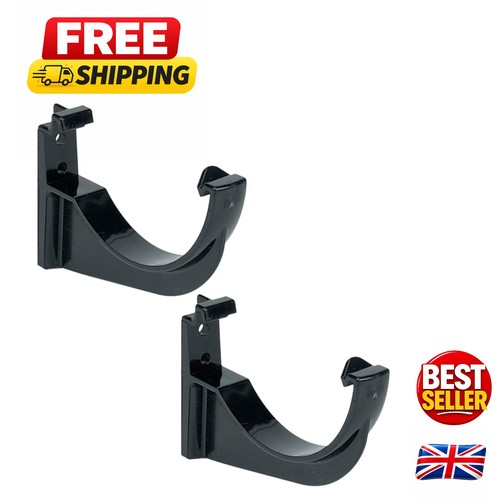 112mm black plastic half round - black,