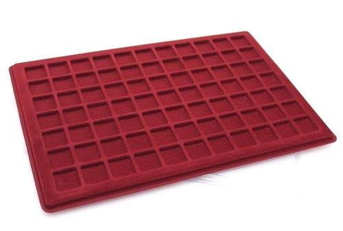 Red coin tray collection - tray,