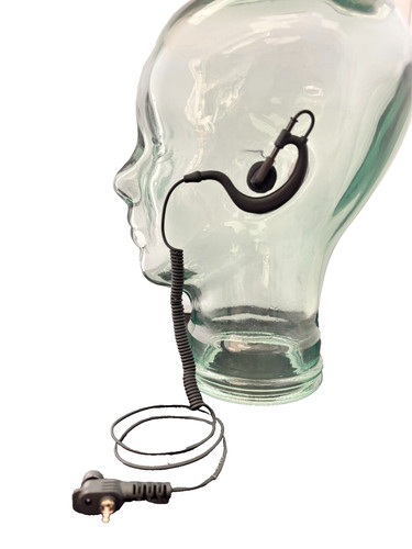 Way radio shaped earpiece - way, g-shaped