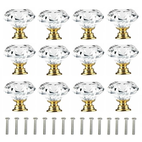 8pcs 40mm crystal knobs handle - 8pcs,