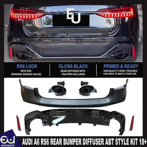 Rear bumper abt - rear,