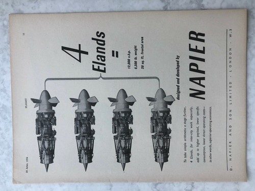 1954 aircraft advert - aircraft,
