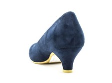 WOMENS LADIES LOW KITTEN HEEL