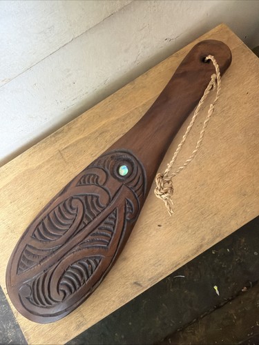 Vintage hand carved kauri - hand, wood