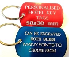 Engraved Aluminium Luggage Tag
