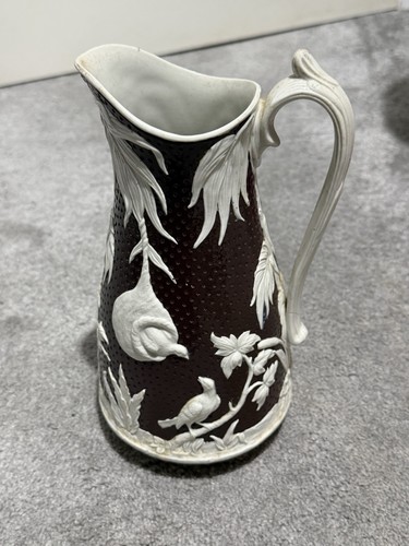 1864 jug nesting birds design - 1864,