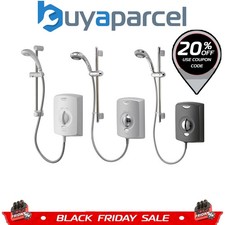 Gainsborough SE Silver Black White Electric Shower 8.5kw 9.5kw 10.5kw / Engine