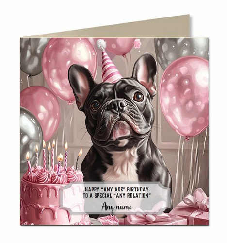 Personalised birthday card - personalised,
