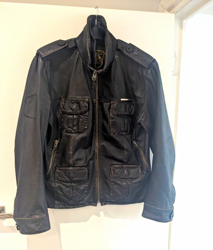 Superdry men brown genuine - brown,