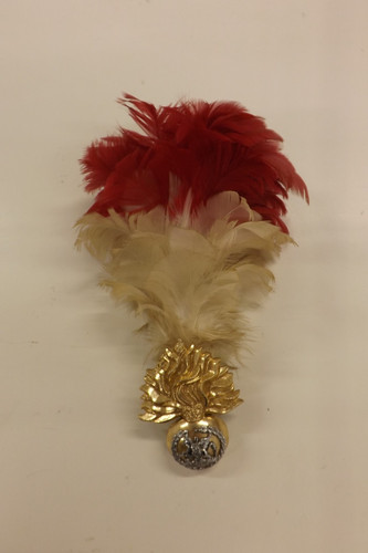 Military badge hackle - hackle, royal