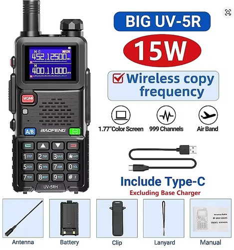 Baofeng 5rh tri power 15w - baofeng,