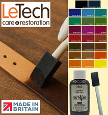 LeTech Waterbased Leather Dye - For Veg Tan, Aniline, Full Grain, Crust, Stain