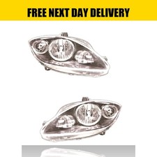 Headlight Seat Leon 1P 2009-2013 Black Inner Halogen Headlamp  PAIR RIGHT LEFT