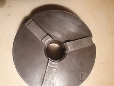 3 JAW QUALITY LATHE CHUCK 5 1/8 DIAM REGISTER 4 1/4. 2INCH HEIGHT USA