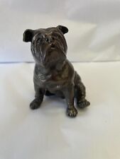 Sitting English Bulldog Bronze