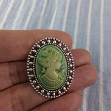 portrait Cameo Brooch pin