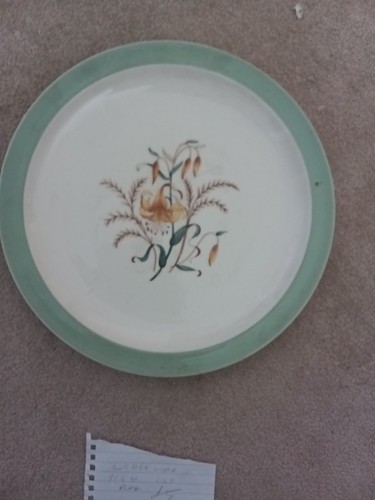 Wedgewood tiger lily plate - tiger,