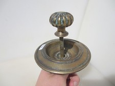 Victorian brass door bell pull - bell,