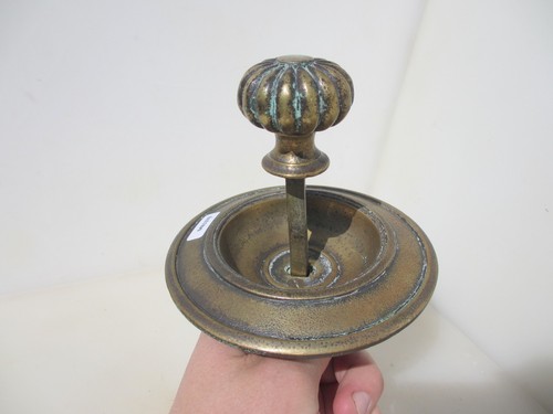Victorian brass door bell - victorian,