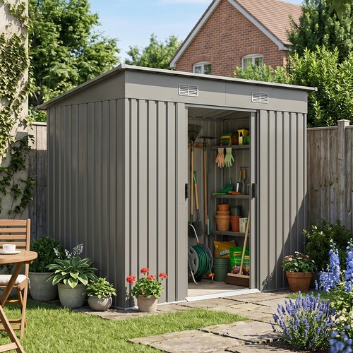 4ft metal shed - 8,
