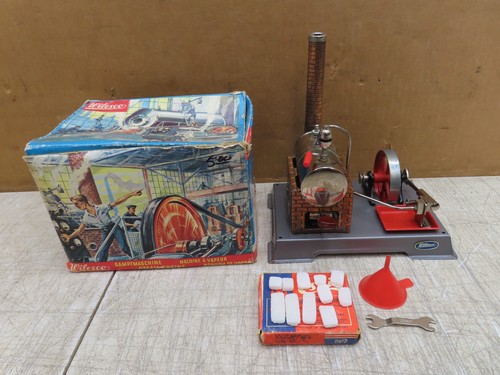 Vtg 1960s wilesco steam engine - vtg,