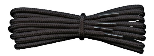 Black boot laces mm round - black,
