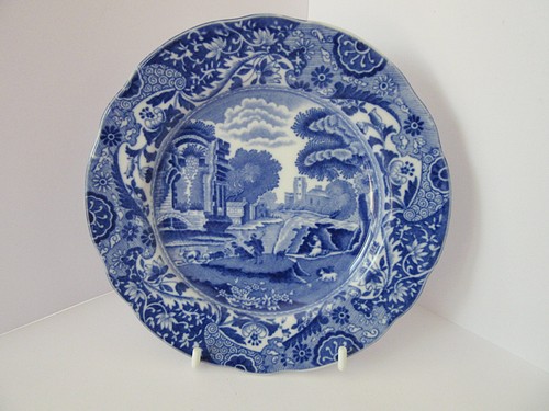 Four spode blue italian - four, cake