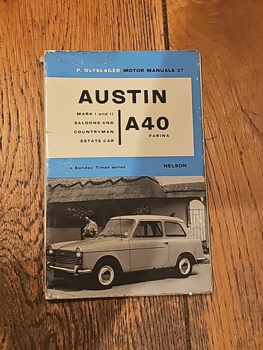 Austin a40 farina - farina, manual
