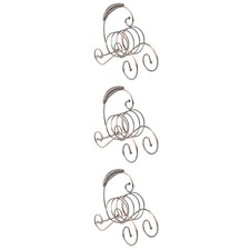  3 Count Globe Drinks Cabinet Iron Wine Bottle Stand Wrought Rack