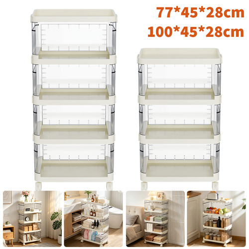 Storage cart with tier 4 - cart,