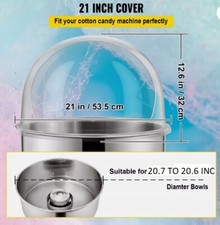 Cotton Candy Machine Cover 20.5" 52cm Commercial Bubble-Candy-Floss-Machine