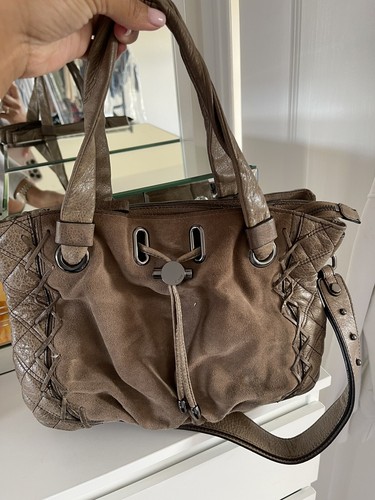Mimco leather shoulder bag - bag,