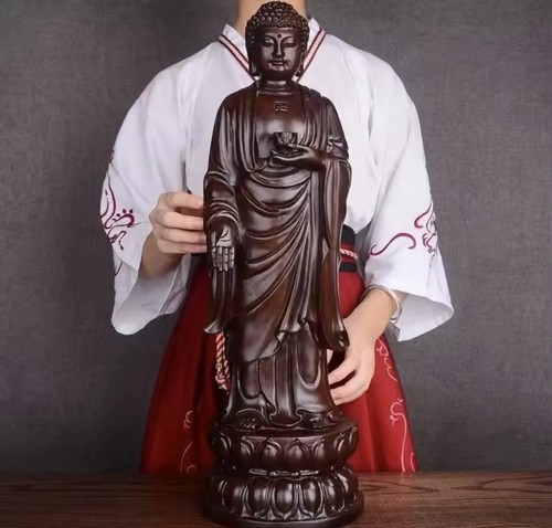 Rosewood standing buddha - rosewood,
