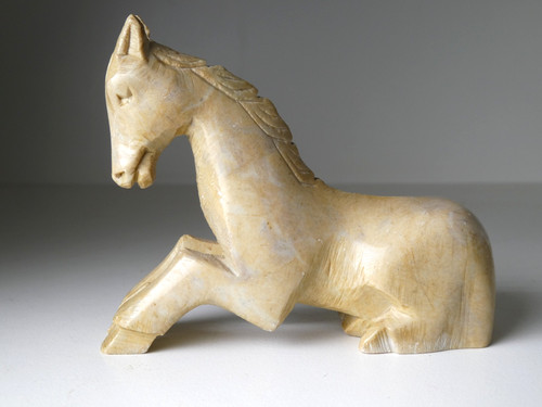 Vintage carved soap - soap, stone